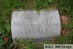 Martha L Pebler