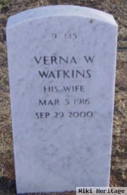 Verna W Watkins