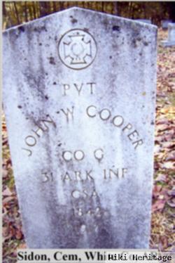 Pvt John Wiley Cooper