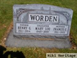 Frances E Worden